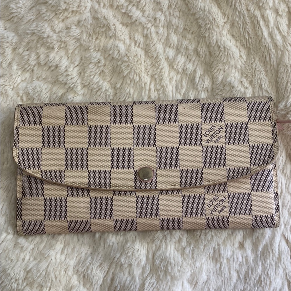 Louis Vuitton Cream and Brown Wallet